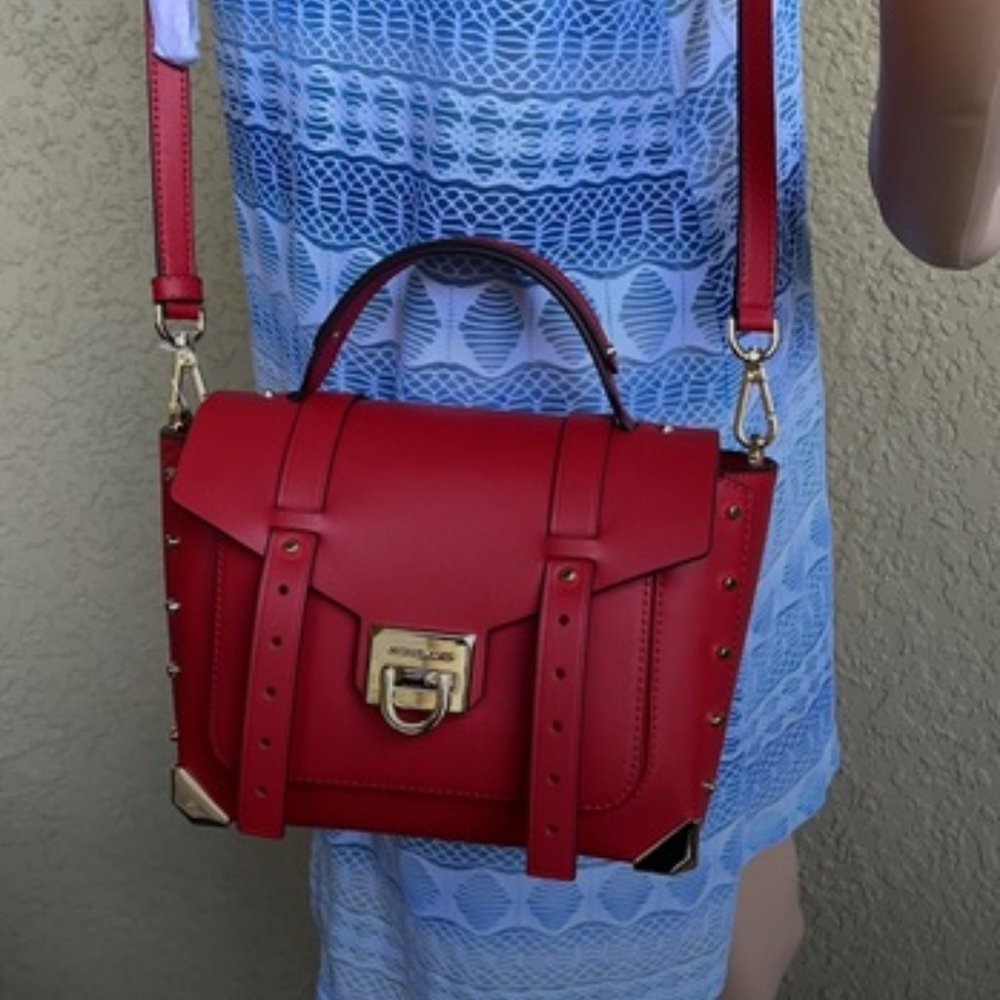 Michael Kors Manhattan Medium School Satchel - Picture 14 of 16